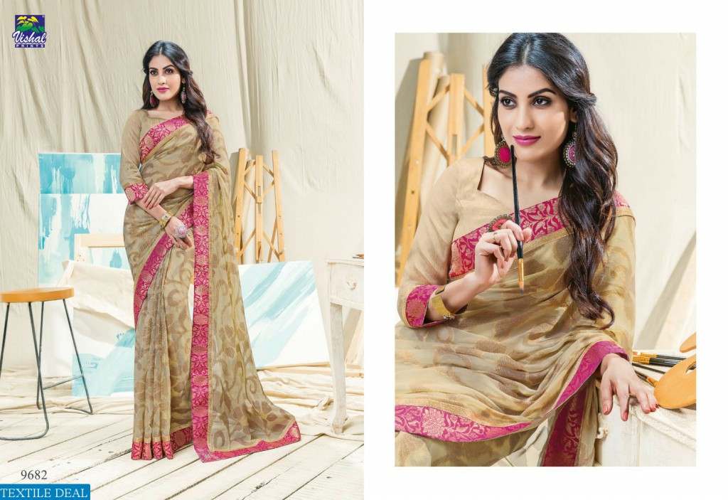 Vishal Artistry Collection Wholesale indian Saree catalog